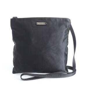 Prada Triangle Logo Shoulder Bag, Crossbody Messenger Business Black, Men's